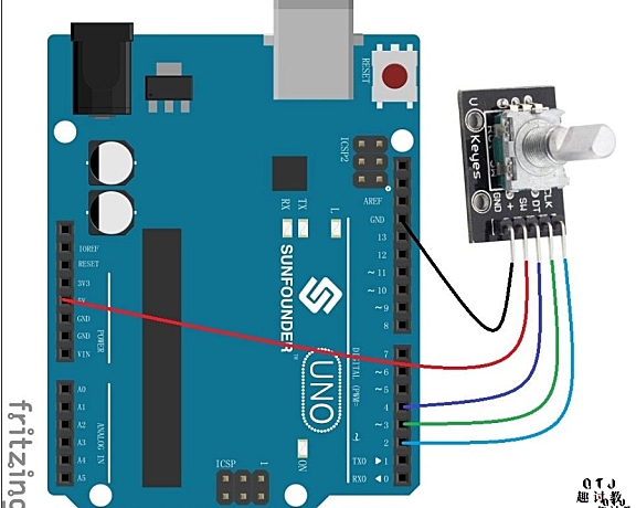 （十五）arduino入门：旋转编码器