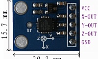 （十六）arduino入门：三轴加速计（ADXL335）