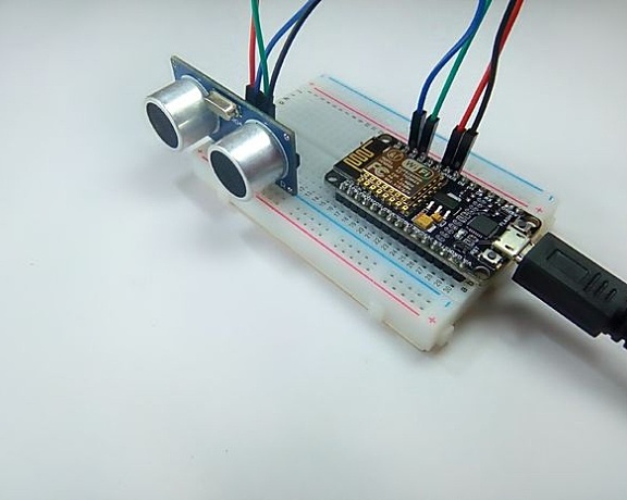 （五）nodemcu初级：利用超声波传感器测距