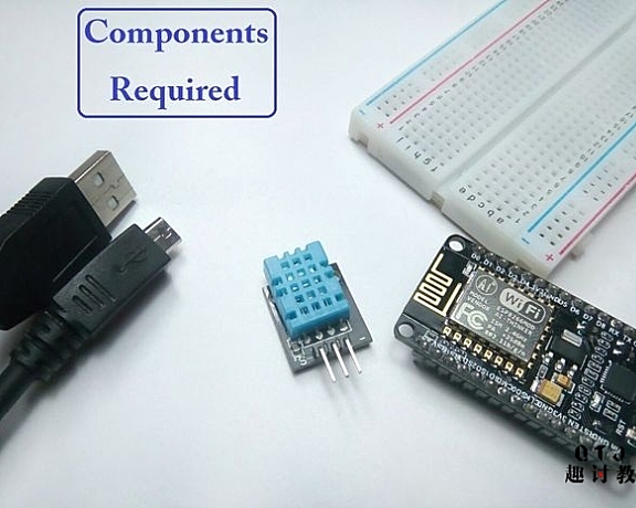 （七）nodemcu初级：温湿度传感器（DHT11）的使用