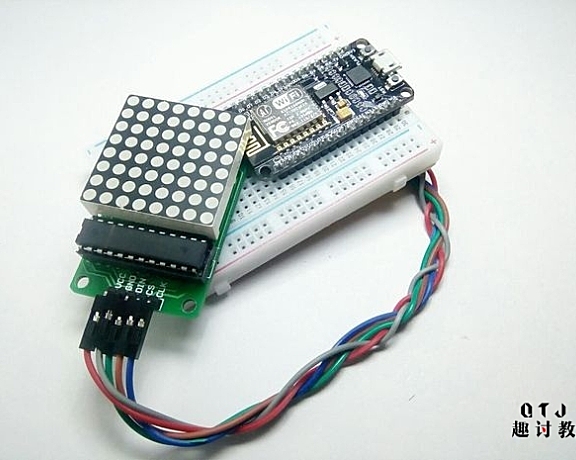 （十三）nodemcu初级：LED点阵（8×8）屏幕