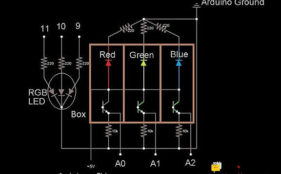 Arduino色彩传感器