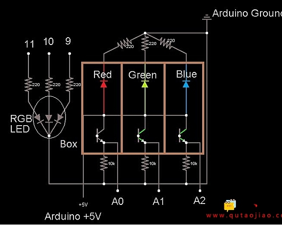 Arduino色彩传感器