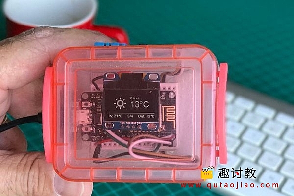 物联网变得简单:带有NodeMCU和OLED的家庭气象站