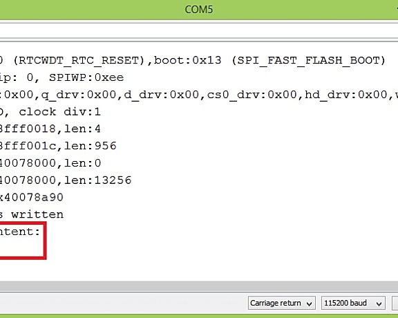 二十一,ESP32 SPIFFS:读取一个文件