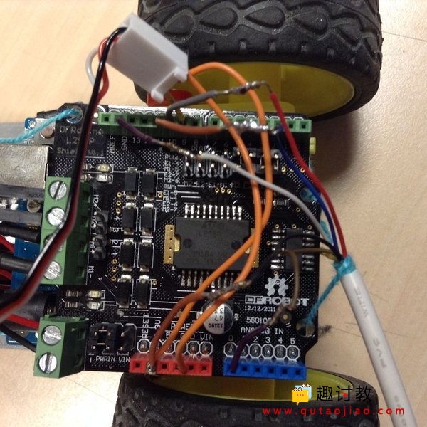 有线控制Arduino小汽车