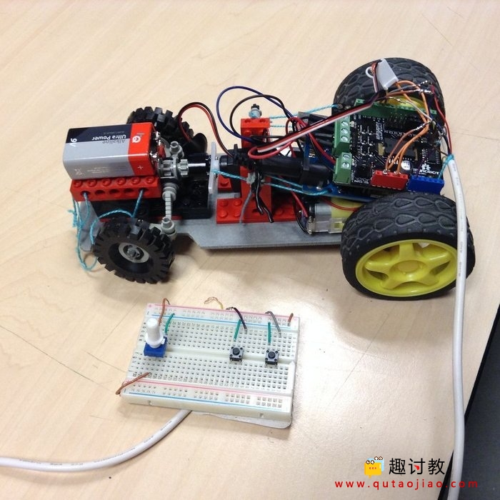 有线控制Arduino小汽车