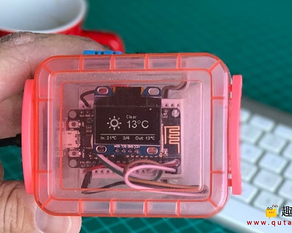 物联网如此简单：带有NODEMCU和OLED的家庭气象站