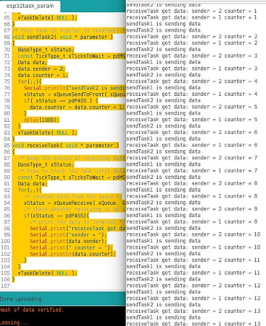 二十九，ESP32FreeRTOS：如何使用Messages Queue