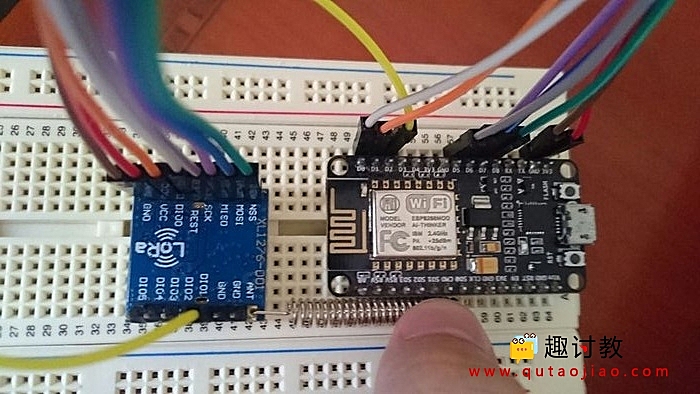 nodemcu与xl1276-D01 Lora(433MHz SPI)的完美邂逅