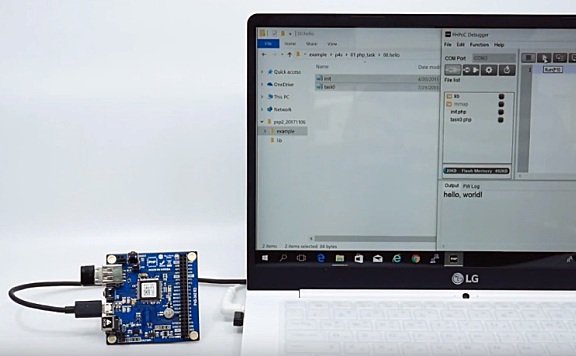 (十)Hello,world!- 将消息打印到PHPoC调试器控制台-PHPoC