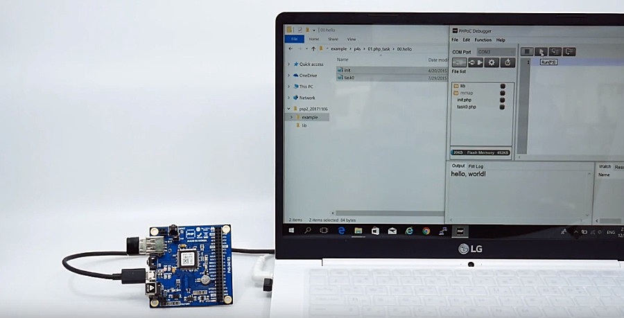 (十)Hello,world!- 将消息打印到PHPoC调试器控制台-PHPoC