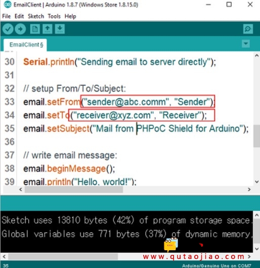 （六）Arduino - 电子邮件客户端