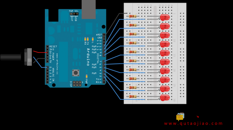 Arduino内置教程-显示-条形图