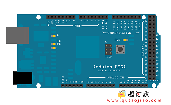Arduino内置教程-通讯-多串口的使用Mega