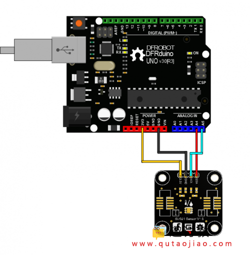 Arduino温度湿度传感器-Si7021 温湿度传感器