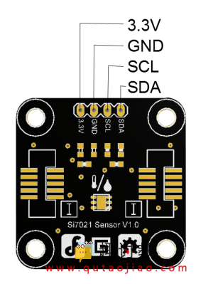 Arduino温度湿度传感器-Si7021 温湿度传感器