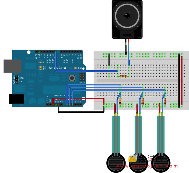 Arduino内置教程-数字-音调键盘