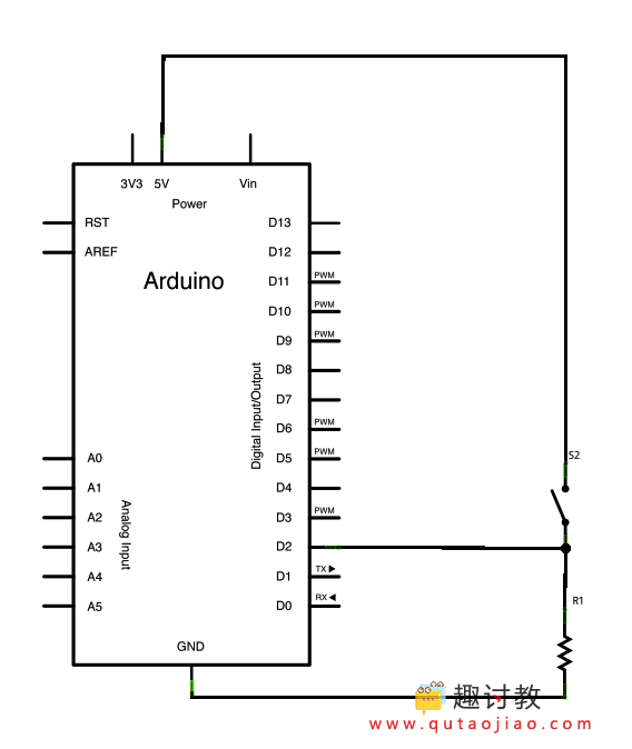 Arduino内置教程-数字-防抖