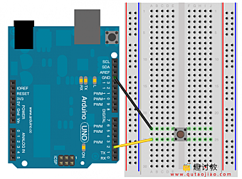 Arduino内置教程-数字-数字输入上拉