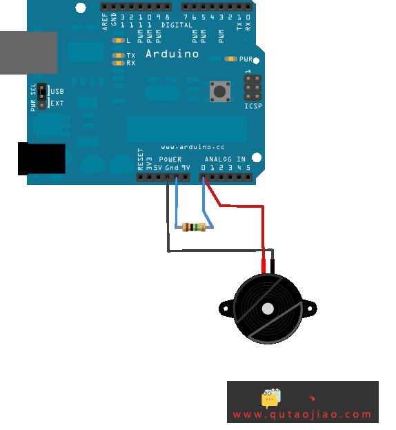 Arduino内置教程-传感器-Knock