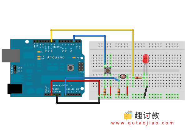 Arduino内置教程-控制结构-While 声明条件