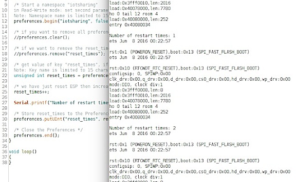 二十七，使用首选项备份ESP32主闪存中的数据