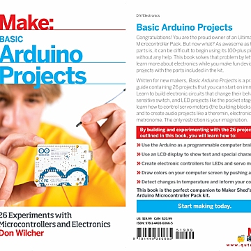 Arduino的26个项目实验书——英文原版电子书