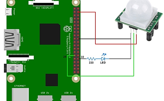 （七）树莓派进阶：PIR运动传感器与Raspberry Pi连接教程
