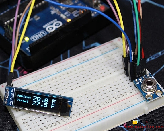 非接触式温度测量及显示