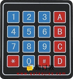 （十五）msp430进阶：4×4键盘与MSP-EXP430G2 TI Launchpad连接