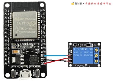 如何使用ESP32控制继电器模块