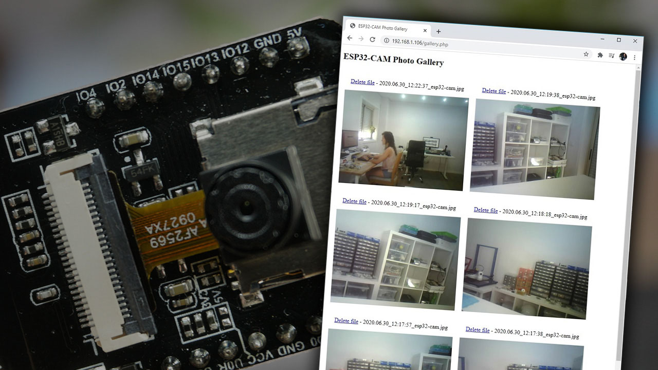 使用ESP32-CAM将图像发布到本地或云服务器-PHP(Photo Manager)