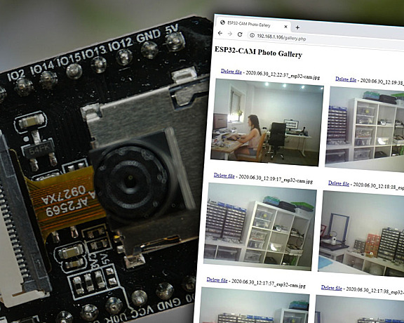 使用ESP32-CAM将图像发布到本地或云服务器-PHP（Photo Manager）