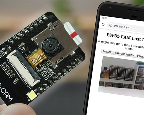 ESP32-CAM在Web Server中拍照和显示