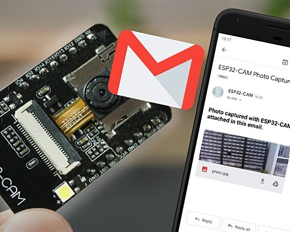 ESP32-CAM：使用SMTP服务器通过电子邮件发送拍摄的照片