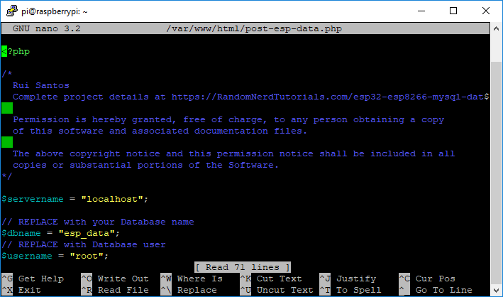 ESP32 / ESP8266将数据发布到Raspberry Pi LAMP Server