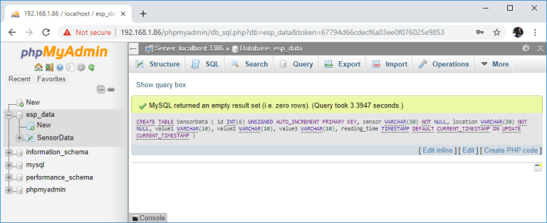 ESP32 / ESP8266将数据发布到Raspberry Pi LAMP Server