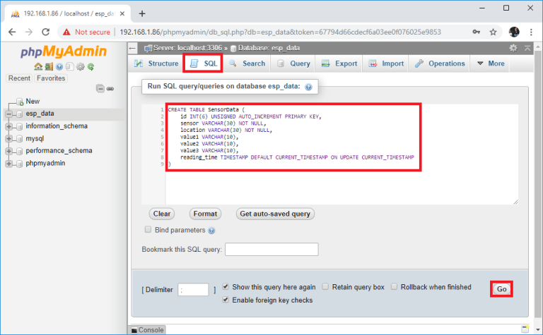 ESP32 / ESP8266将数据发布到Raspberry Pi LAMP Server