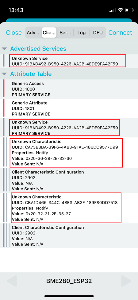 ESP32 BLE 服务器和客户端(蓝牙低功耗)