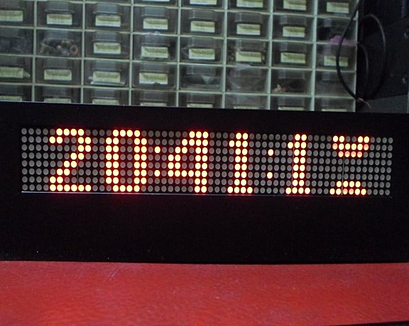 ESP8266制作一个8×8 LED 矩阵动画时钟