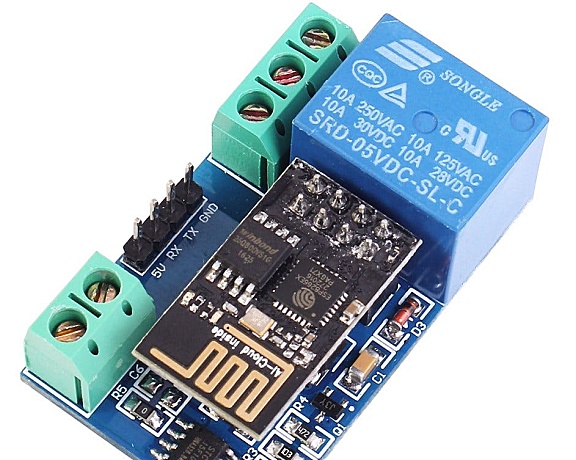 物联网智能家居：ESP8266 WiFi 5V 1通道继电器控制