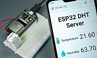 ESP32 DHT11/DHT22 Web 服务器——使用 Arduino IDE 的温度和湿度
