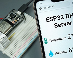 ESP32 DHT11/DHT22 Web 服务器——使用 Arduino IDE 的温度和湿度