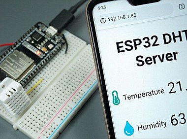 ESP32 DHT11/DHT22 Web 服务器——使用 Arduino IDE 的温度和湿度