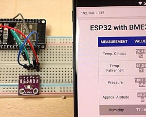带有 BME280 的 ESP32 Web 服务器——高级气象站
