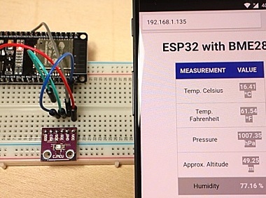 带有 BME280 的 ESP32 Web 服务器——高级气象站