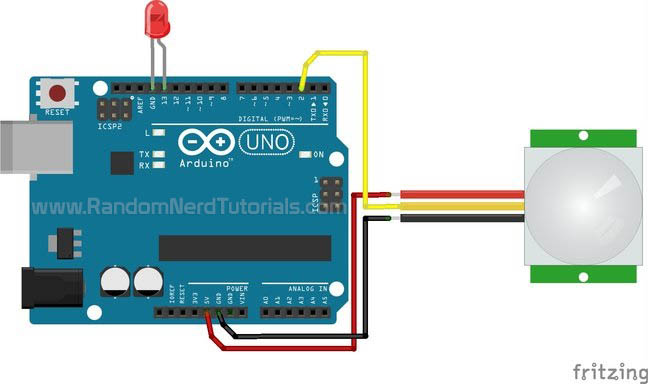 Arduino-with-PIR-motion-sensor-schematics