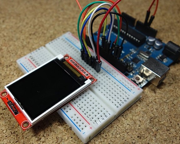 1.8寸 TFT显示器指南 – Arduino教程