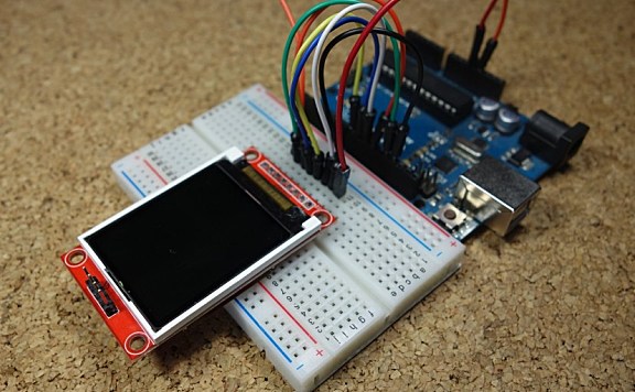 1.8寸 TFT显示器指南 – Arduino教程